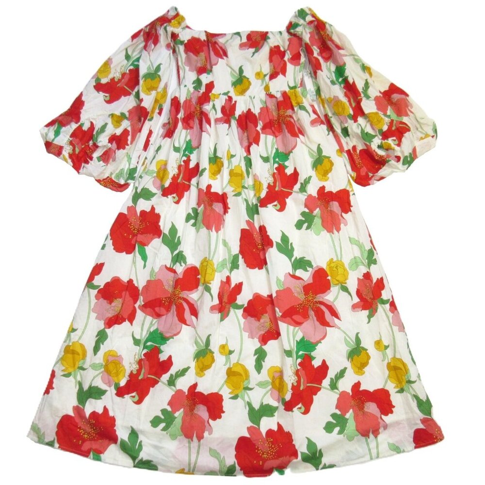 NWT Tuckernuck Hyacinth House Off-The-Shoulder Marigold Floral Maxi Dress XS